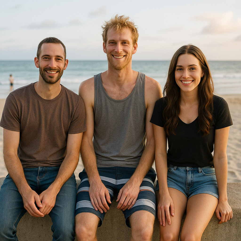 My GF and I Love Meeting Straight Guys While Traveling