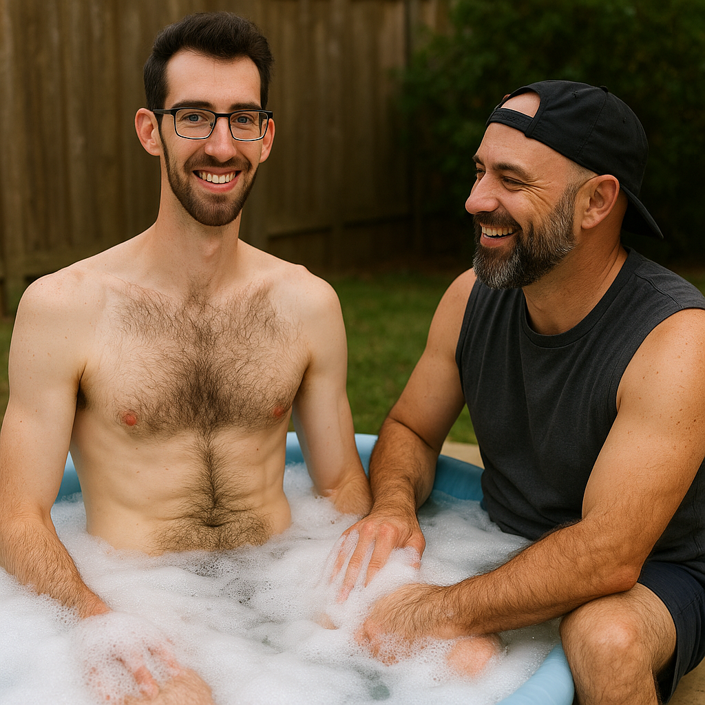 Giving My Wife's Straight Bull a Bath