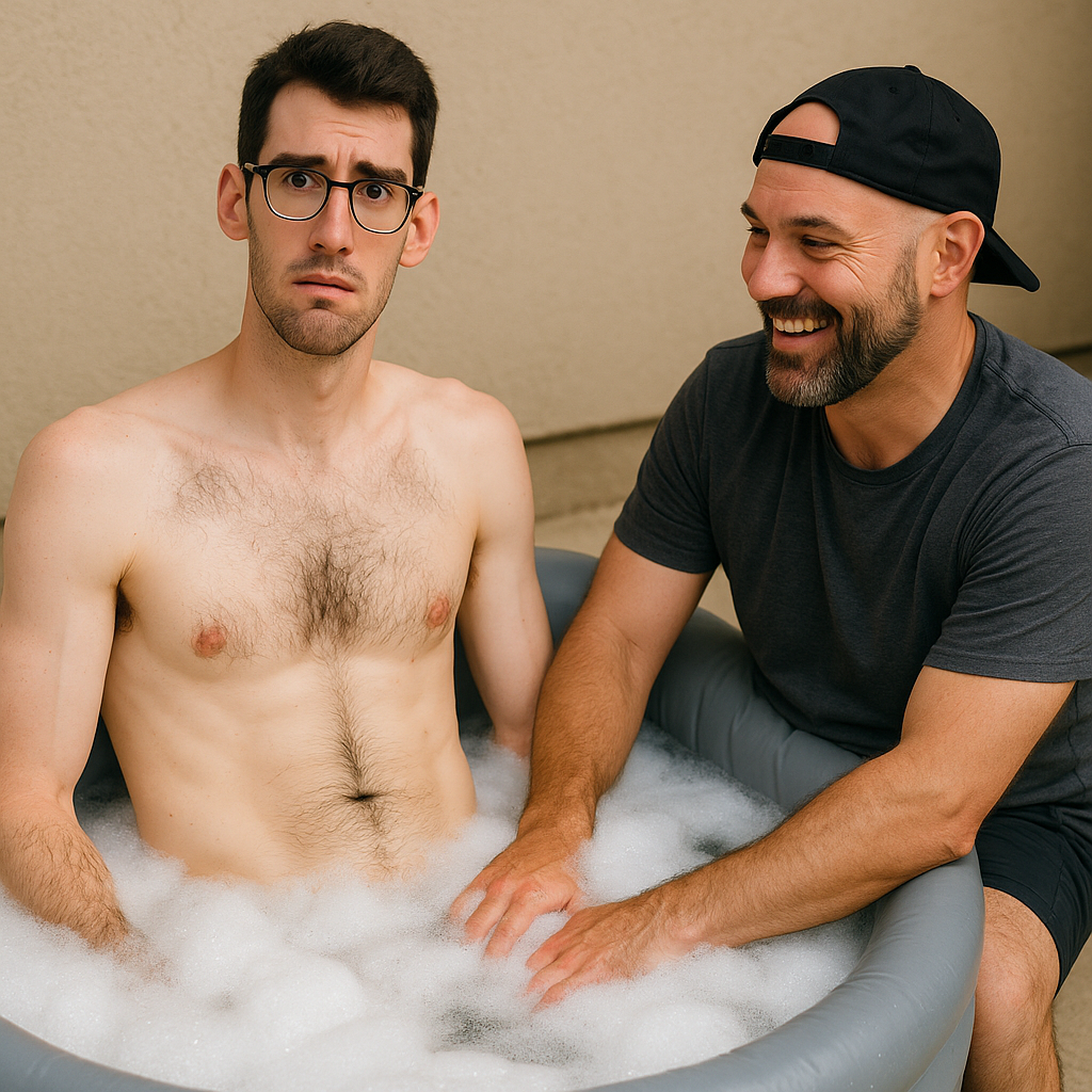 Giving My Wife's Straight Bull a Bath