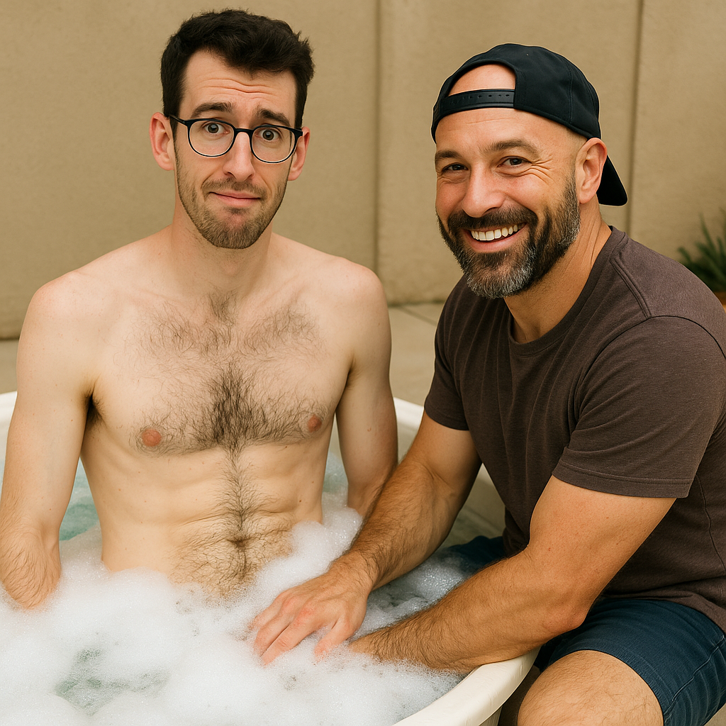 Giving My Wife's Straight Bull a Bath