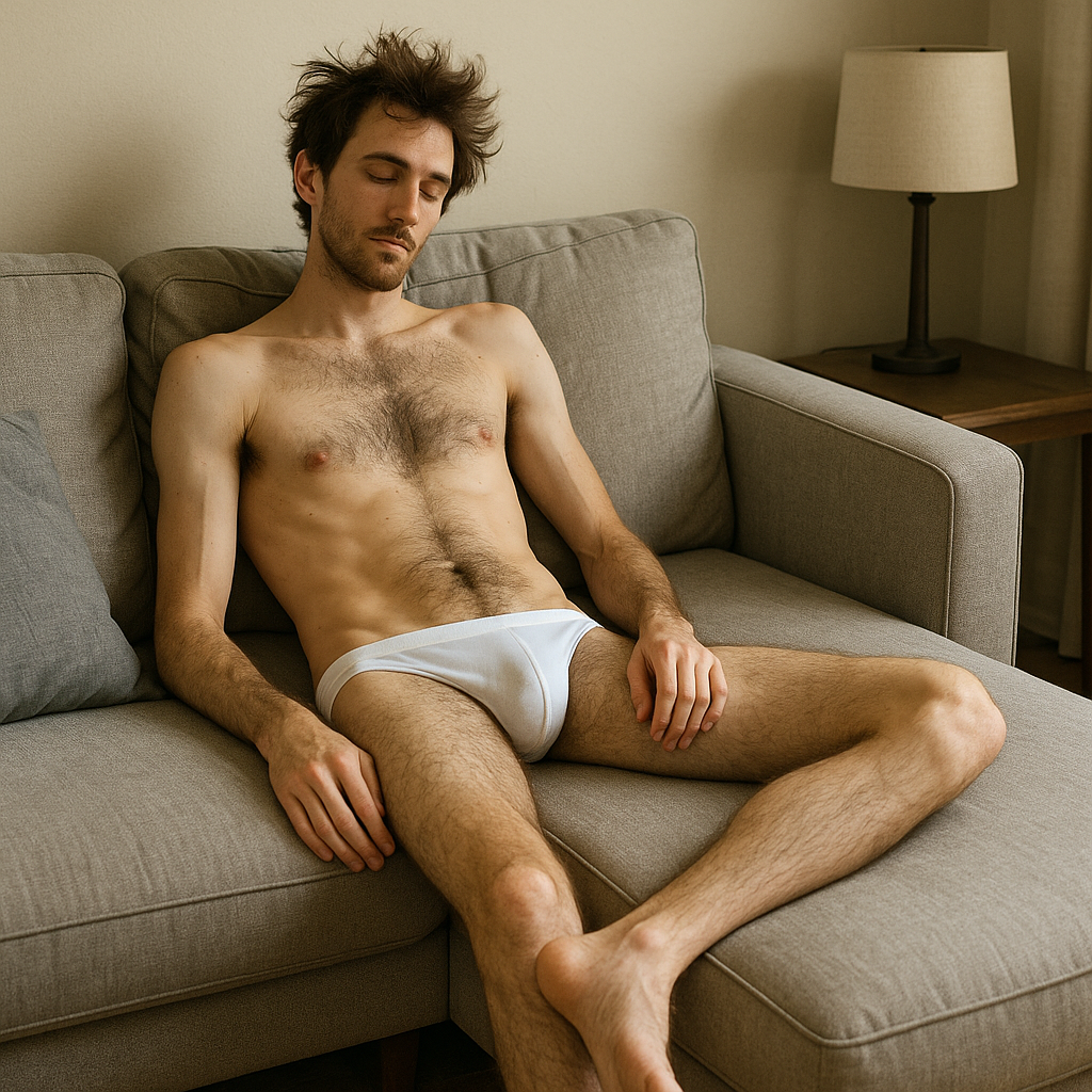 My roommate always walks around in his underwear