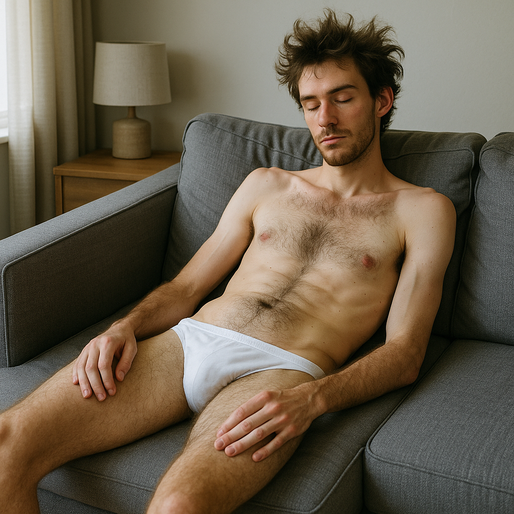 My roommate always walks around in his underwear