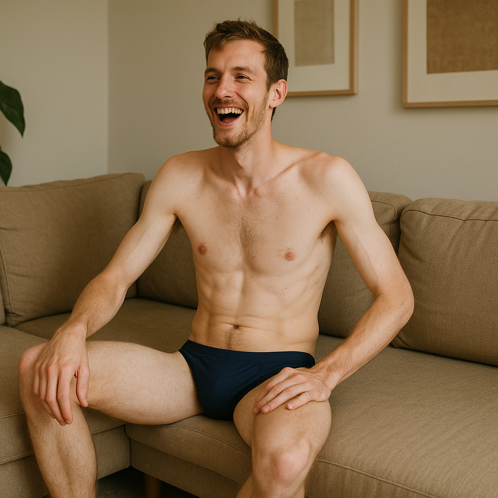 My roommate always walks around in his underwear